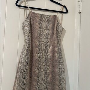 Urban Outfitters Snake Print Mini Dress